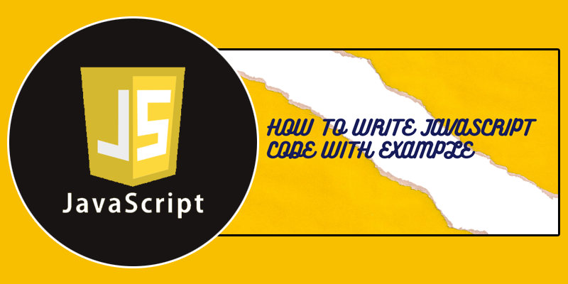How to write JavaScript code with example