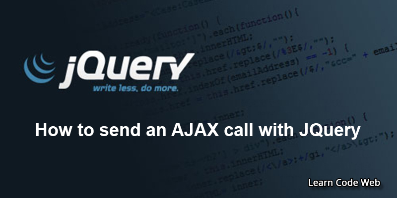 send Ajax Request with Jquery