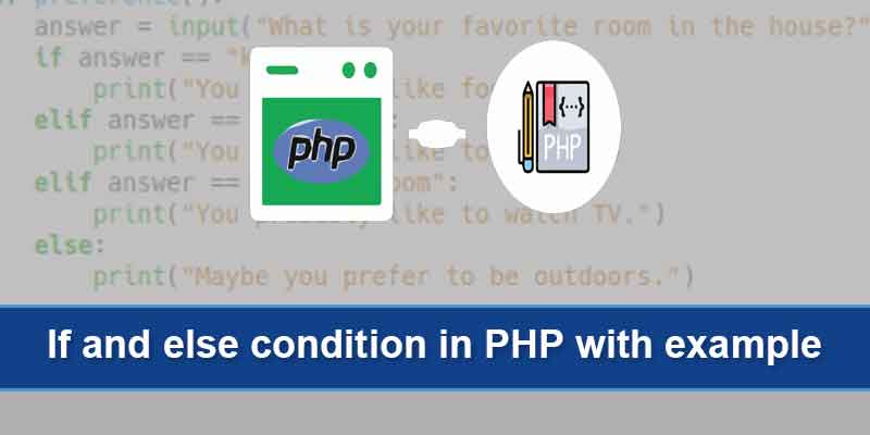 PHP if else condition