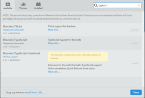 How to set up the environment of Typescript